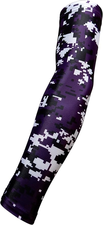 Youth & Adult Sizes Moisture Wicking Compression Arm Sleeve (1 Sleeve) (Over 100 Colors Available in Our Store)