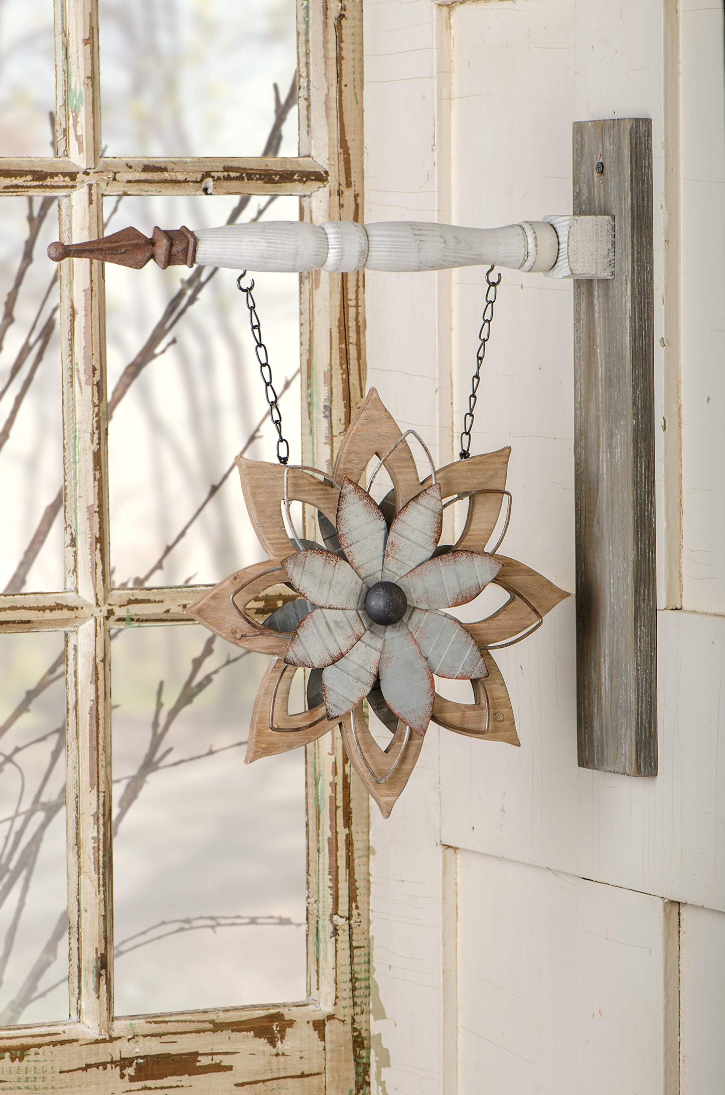 K&K Interiors Arrow Replacement Decorative Hanging Sign, Wood - 13648A