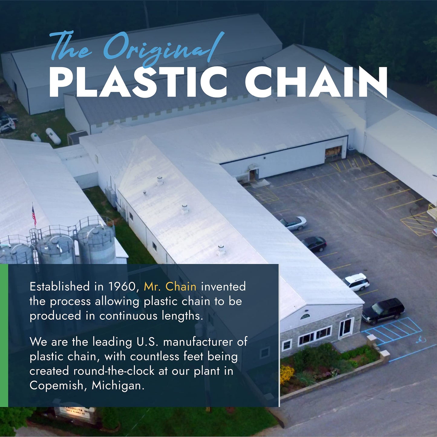 Mr. Chain Plastic Barrier Chain, Red, 1.5-Inch Link Diameter, 500-Foot Length (30005-500)