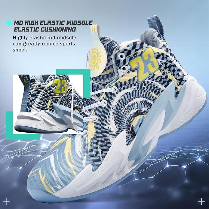 Men Basketball Shose Breathable Men Non Slip Outdoor Fashion Sneakers