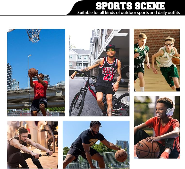 ASHION Mens Basketball Shoes High Top Streetball Lightweight Outdoor Sneakers Cushioning Shoes for Sport Athletic Fitness