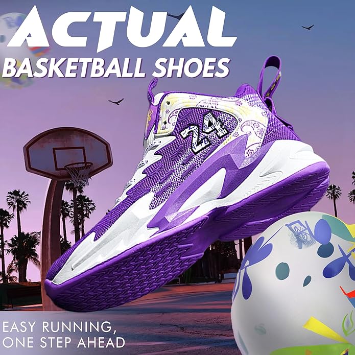 Men Basketball Shose Breathable Men Non Slip Outdoor Fashion Sneakers