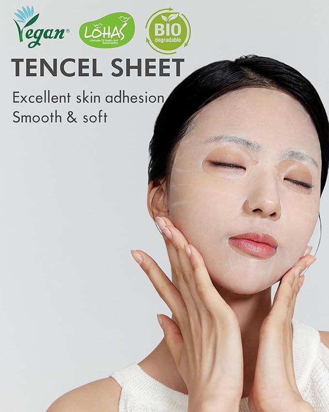 DERMAL Seoul Face Ceramide 3X Daily Quick Mask 36 Sheet ??Korean Skincare Vegan Tencel Facial Masks - Intensive Moisturizing, Elasticity Mask Sheets with Hyaluronic Acid, Panthenol, Adenosine