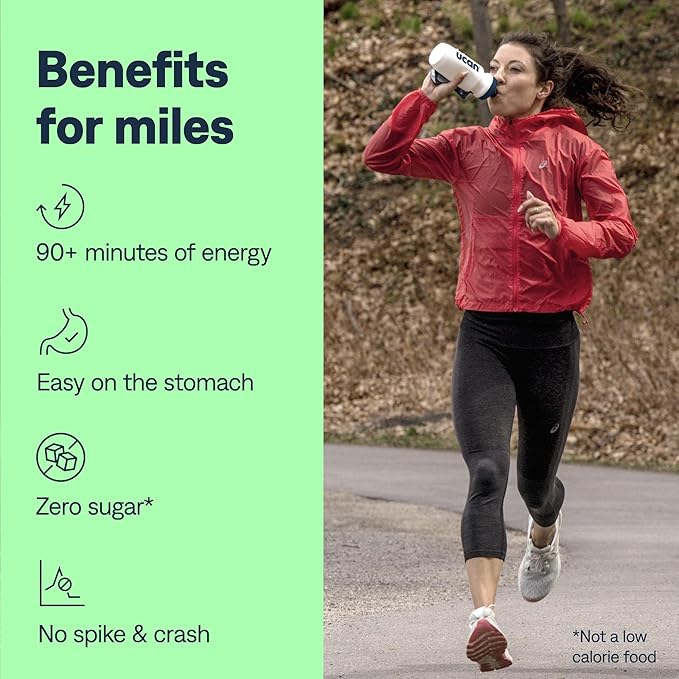 UCAN Energy Powder, Lemon, Keto, Sugar-Free Pre & Post Workout for Men & Women, Non-GMO, Vegan, Gluten-Free, Great for Runners, Gym-Goers and High Performance Athletes (28 Servings, 24.6oz)
