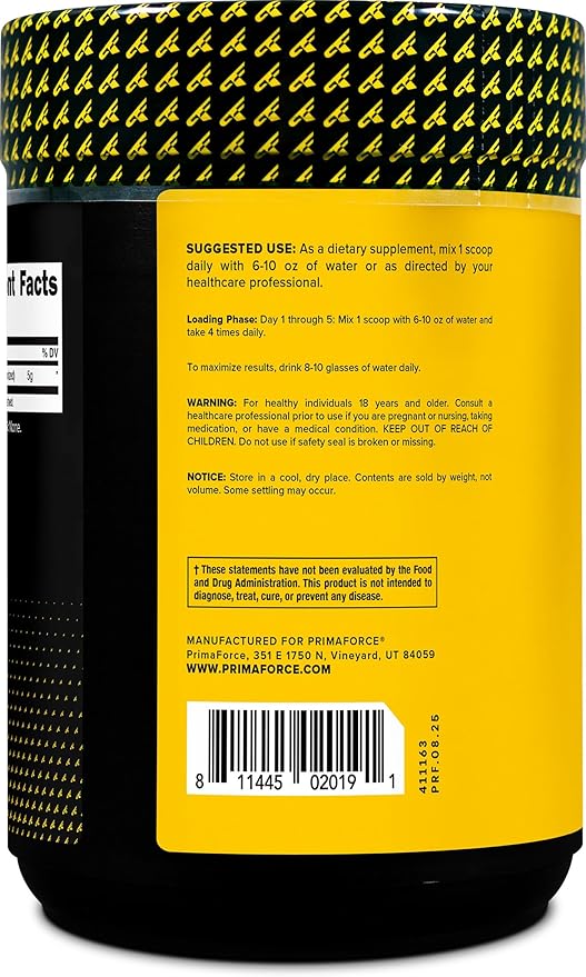 Primaforce Micronized Creatine Monohydrate Powder 500 Grams (1.1 Pounds)