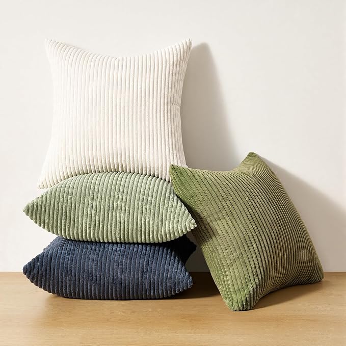 Topfinel 20x20 Set of 4 Livingroom Cushion Covers Soft Boho Decorative Velvet Pillow Covers for Bed Accent Modern Pillowcases Sofa Livingroom Home Decor Muted Teal