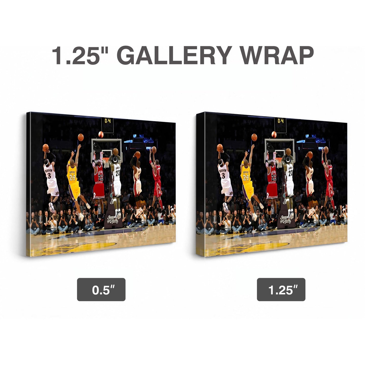 B.B.F MAKE Basketball Canvas Wall Art - Gallery Wrapped Motivational Sports Poster for Teen Boys Bedroom Decor HD Ready to Hang Pictures for Man Cave 11x14