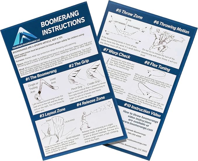 Blue Lightning Boomerang Fast Catch Boomerangs