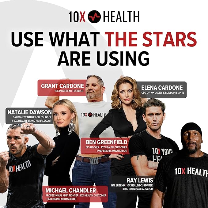 10X Health Amino Blend Pre Workout Powder for Men - Tropical Orange Flavor - EAA & BCAA Powder Amino Acids Supplement for Energy, Muscle Strength & Performance ??Pre and Post Workout - 30 Servings