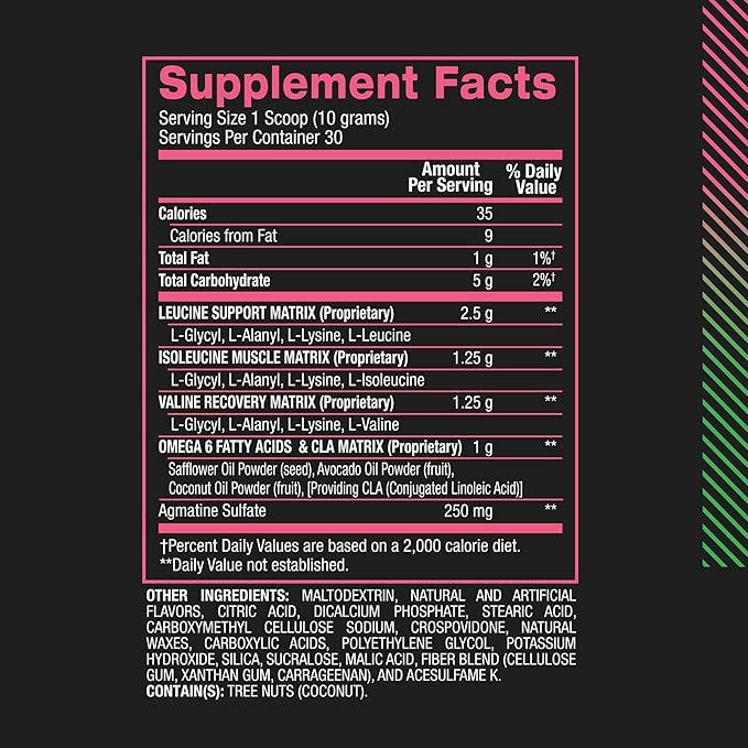 BPI Sports Best BCAA Powder - Muscle Recovery Support - Branched Chain Amino Acids | Building Blocks of Protein and Muscle - Post Workout Recovery ??Hydration - Watermelon Ice, 30 Servings
