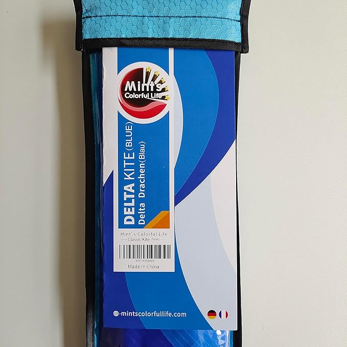 Mint's Colorful Life Delta Kite for Kids & Adults, Extremely Easy to Fly Kite, Best Kites for Beginner