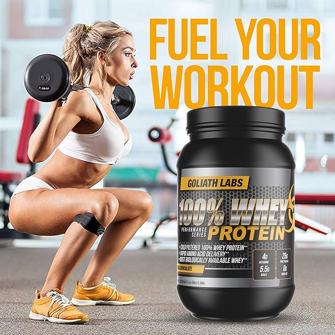 Goliath Labs 100% Whey Protein Powder 10 lb (Vanilla)