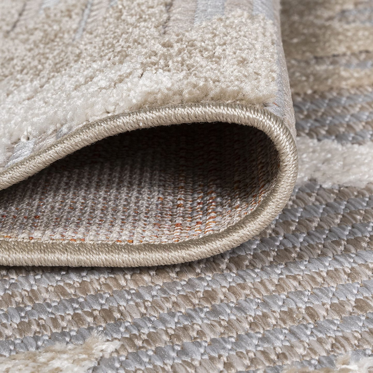 JONATHAN Y Neutral Diamond Kilim Indoor Outdoor Area Rug 4X6 Beige/Gray, Sumak High-Low Pile for Backyard, Patio, Porch, Easy-Cleaning, High Traffic, Pet-Friendly, Non-Shedding (SBH107A-4)