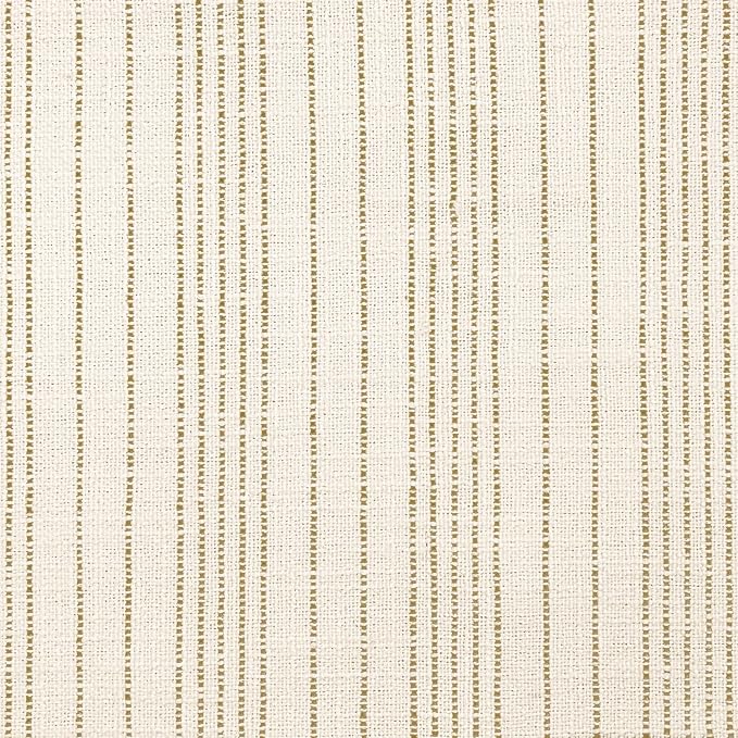 Spatial Order Home Decor | Dinah Collection Modern Storage Ottoman | Ottoman with Storage for Living Room & Bedroom(Cream Marigold Pinstripe Fabric)