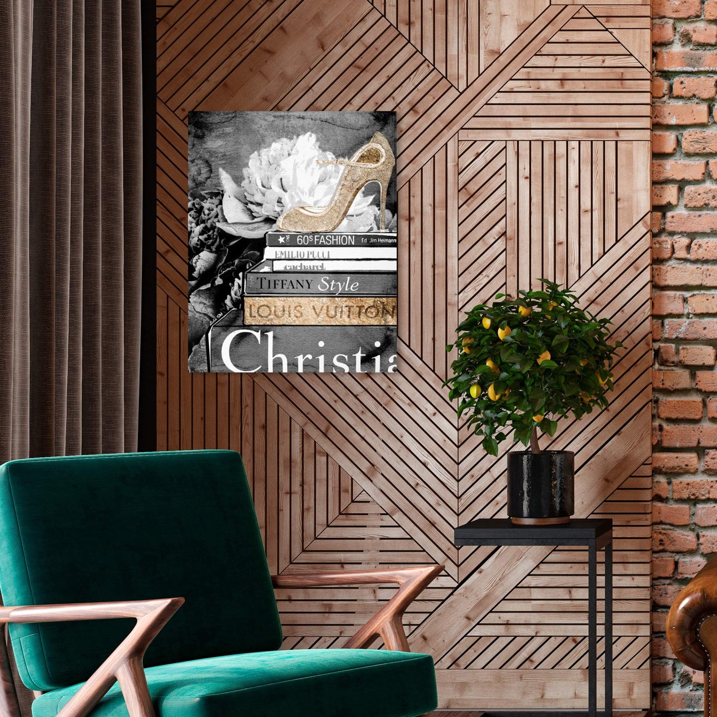 The Oliver Gal Artist Co. Fashion and Glam Wall Art Canvas Prints Mind' Home Décor, 20" x 24", Gray, Gold