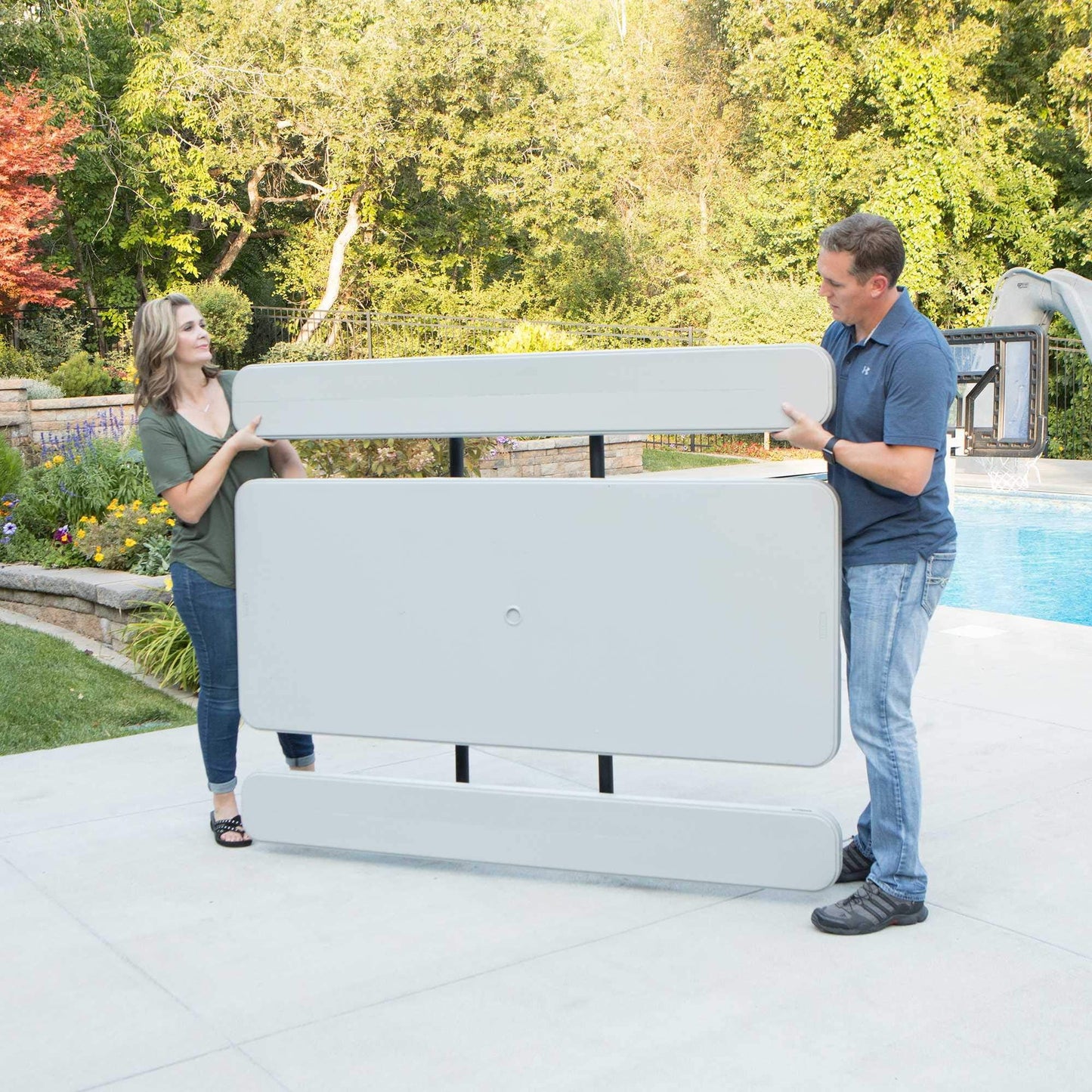 Lifetime Folding Picnic Table, 6-Foot