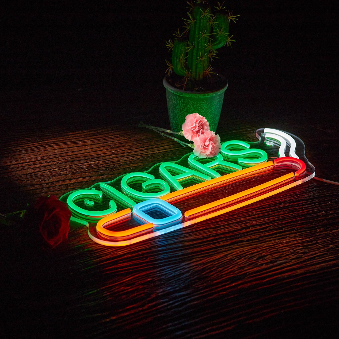 Roouneon Neon Sign Bar Home Neon Light Handmade LED Dimmable Neon Lights Signs for Art Man Cave Bedroom Office Hotel Pub Cafe Recreation Room Wall Artwork Sign Decor