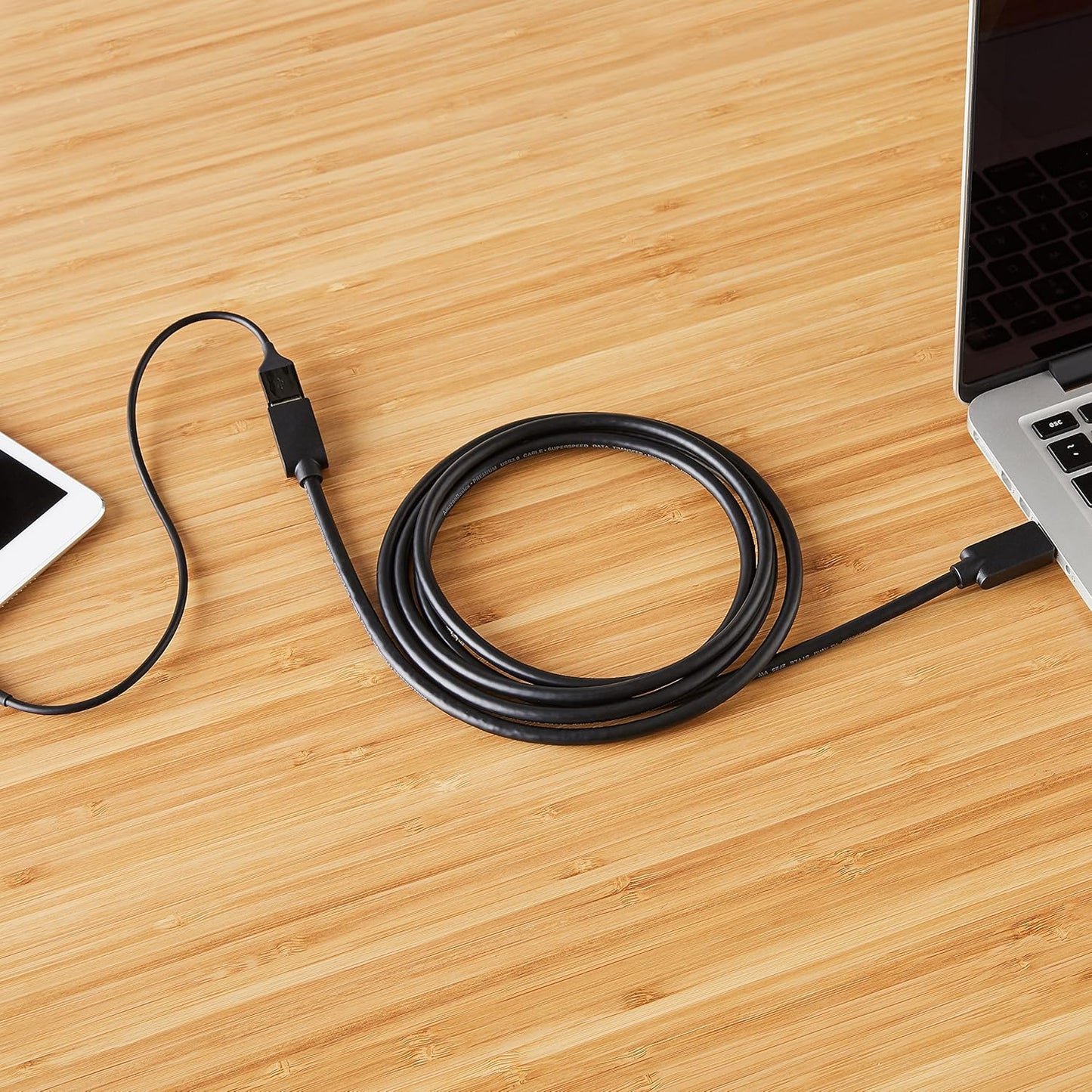 3.0 9.8-Foot 4.8Gbps, 3 Amazon Basics USB Extension Cable, High-Speed Data Transfer, Male to Female, Gold-Plated