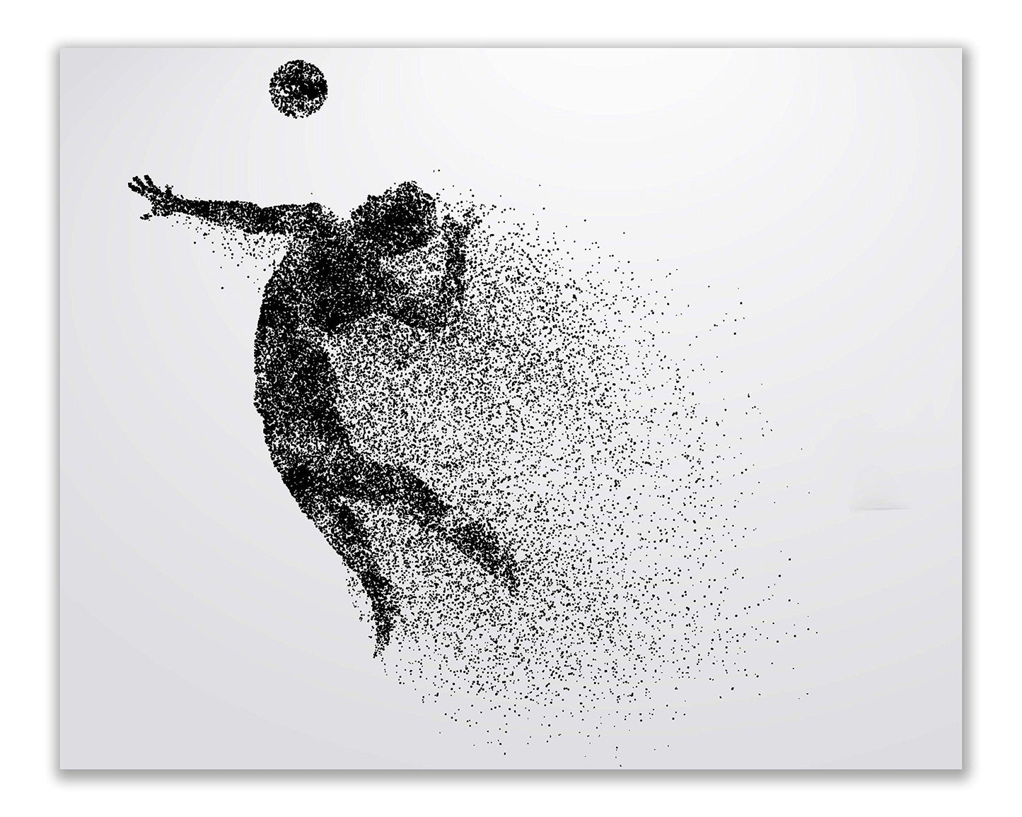 Summit Designs Volleyball Wall Art Prints - Silhouette – Set of 4 (8x10) Poster Photos Prints - Bedroom - Man Cave