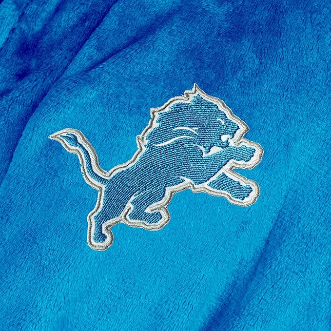 NFL Adult Unisex Silk Touch Bathrobe, Officially Licensed Loungewear, Soft Plush Polyester