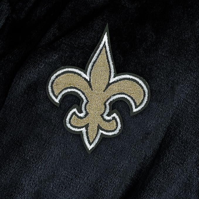 NFL Adult Unisex Silk Touch Bathrobe, Officially Licensed Loungewear, Soft Plush Polyester