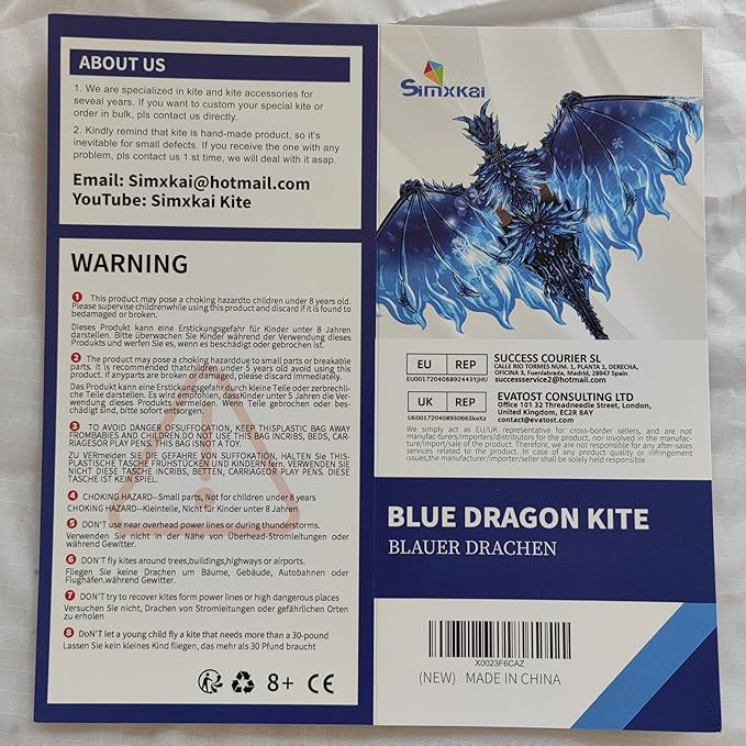 Dragon Kite for Adults, Kids Kite, Kite boy,Beach Kite, Large Kite,Kites for Kids Ages 8 12 Easy to Fly, Kite for Beginners