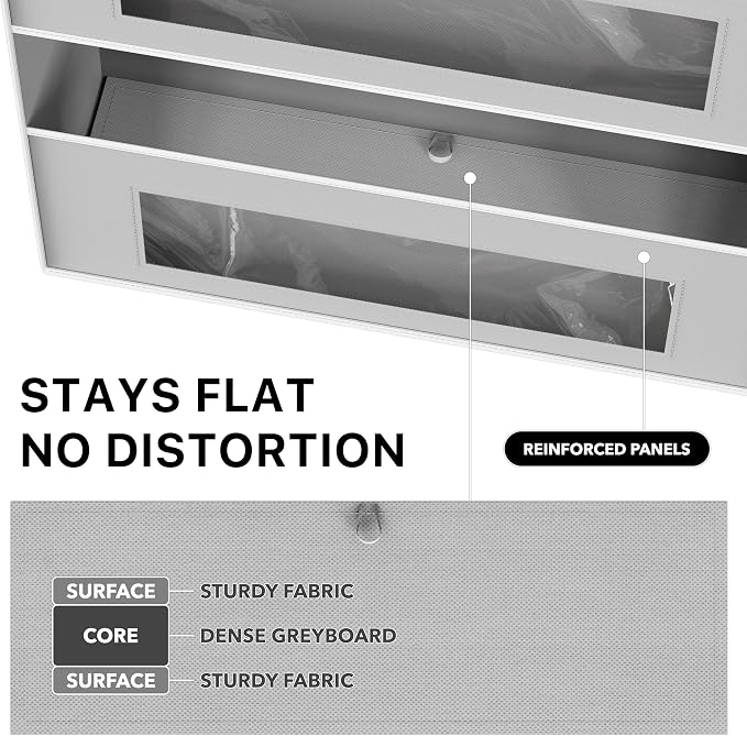 Simple Houseware Large Heavy Duty Over the Door Organizer with 5 Clear Window Pockets, 45 lbs Capacity for Pantry, Closet, Bathroom, Gray