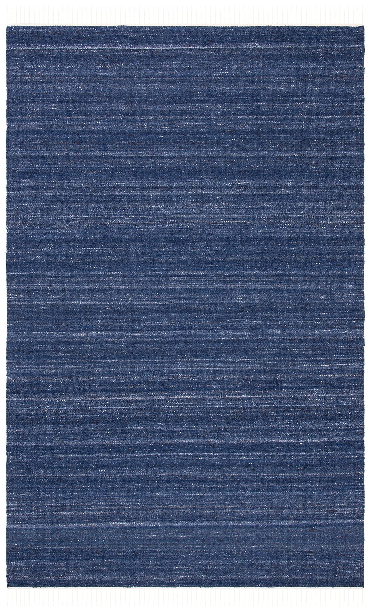 SAFAVIEH Kilim Collection Area Rug - 5' x 8', Navy & Blue, Handmade Wool, Ideal for High Traffic Areas in Living Room, Bedroom (KLM551N)