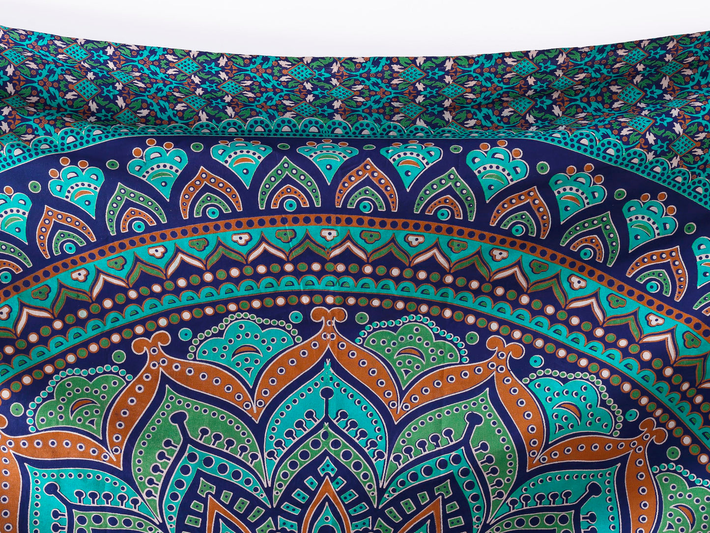 Popular Handicrafts Tapestry Wall Hanging Hippie Ombre Mandala Bohemian Hippy Intricate Indian Tapestries Bedspread Tarquoise