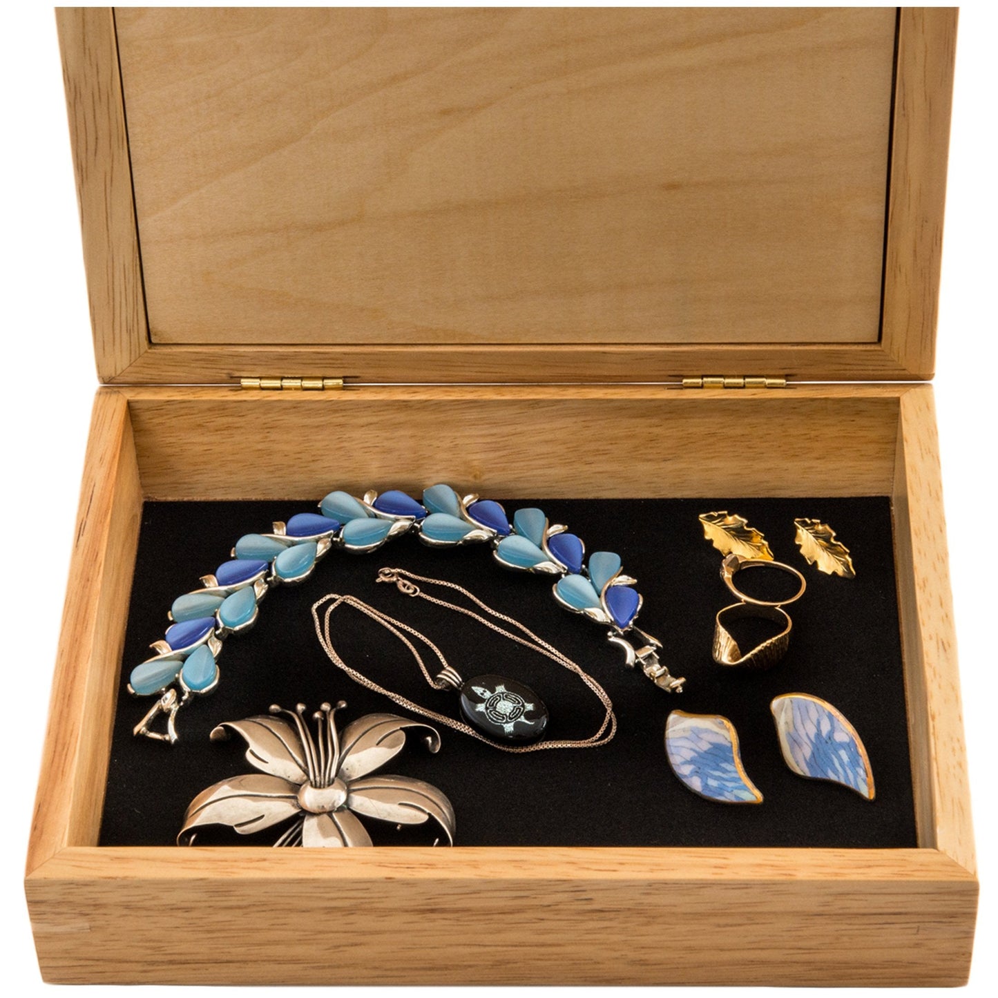 MarqArt Wood Art Loon Box - Handmade in USA - Unmatched Quality - Unique, No Two are the Same - Original Work of Wood Art. A Bird Gift, Ring, Trinket or Jewelry Box (#2143 The Loon 6x8x2)
