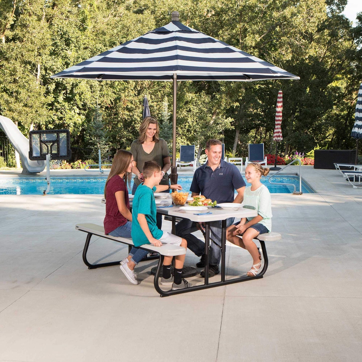 Lifetime Folding Picnic Table, 6-Foot