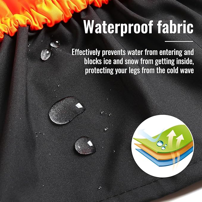 INNOLIFE Unisex Waterproof Snowproof Outdoor Hiking Walking Gaiters Climbing Hunting Snow Legging Leg Cover Wraps