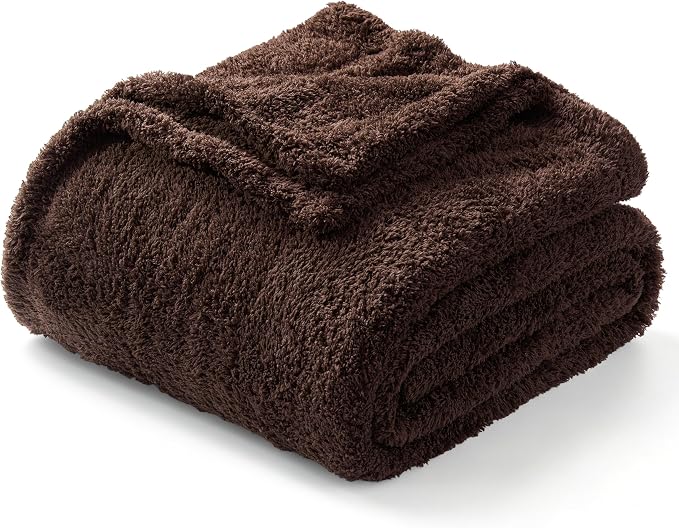 Exclusivo Mezcla Fleece King Size Bed Blanket, Ultra Soft, Lightweight and Fuzzy Coffee Blanket for Women, Home Decor, 90x104 Inches