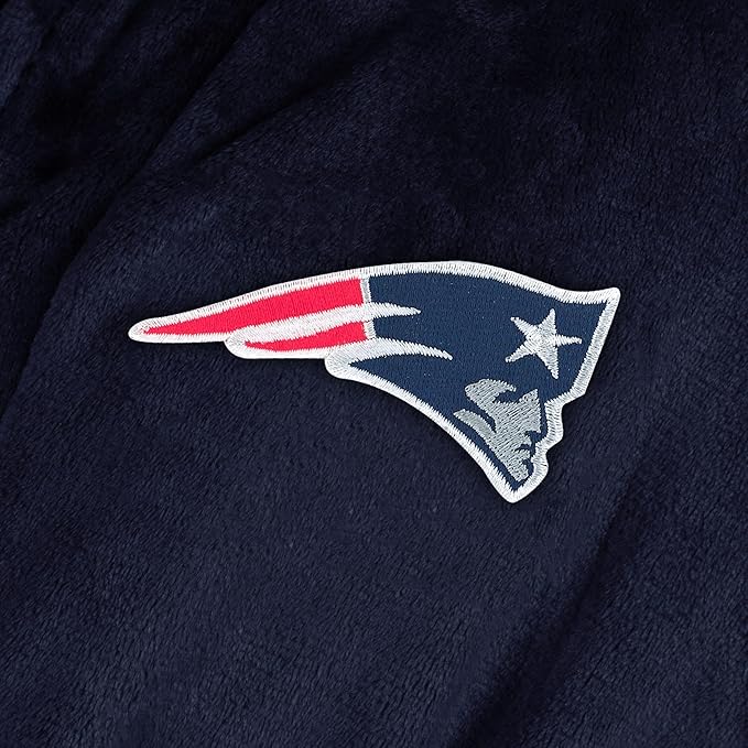 NFL Adult Unisex Silk Touch Bathrobe, Officially Licensed Loungewear, Soft Plush Polyester
