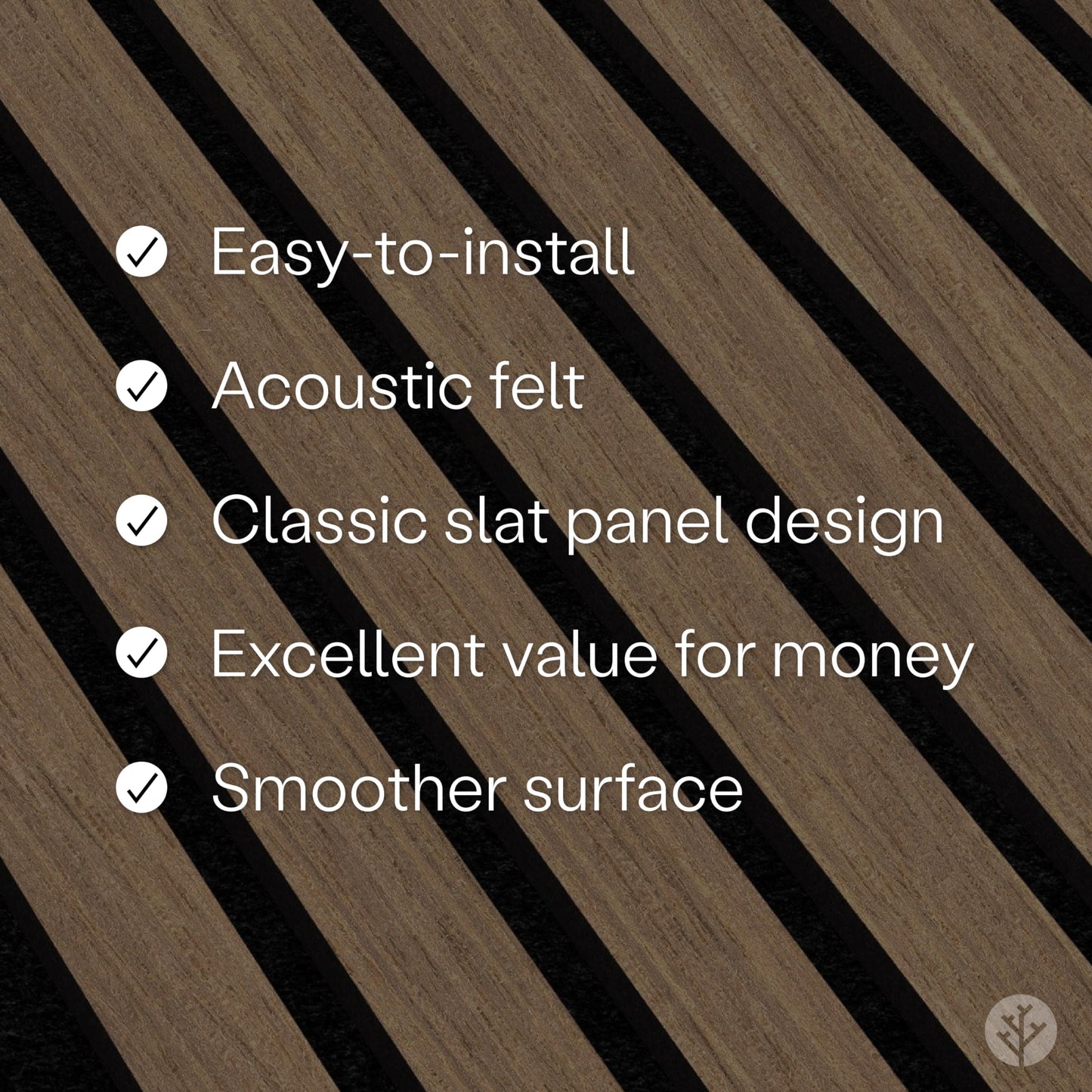 Bark & Bole Oak Acoustic Panels – 3D Textured Wood Veneer Wall and Ceiling Panels | Decorative Sound-Absorbing Solution for Homes, Offices, and Studios | H94.5” x W12.6” | Veneer, MDF, Felt