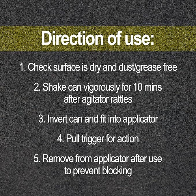 Line Marker, Grass and Road Spray Paint, Athletic Field Striping Paint Spray -White 26 Fl Oz (Pack of 6)