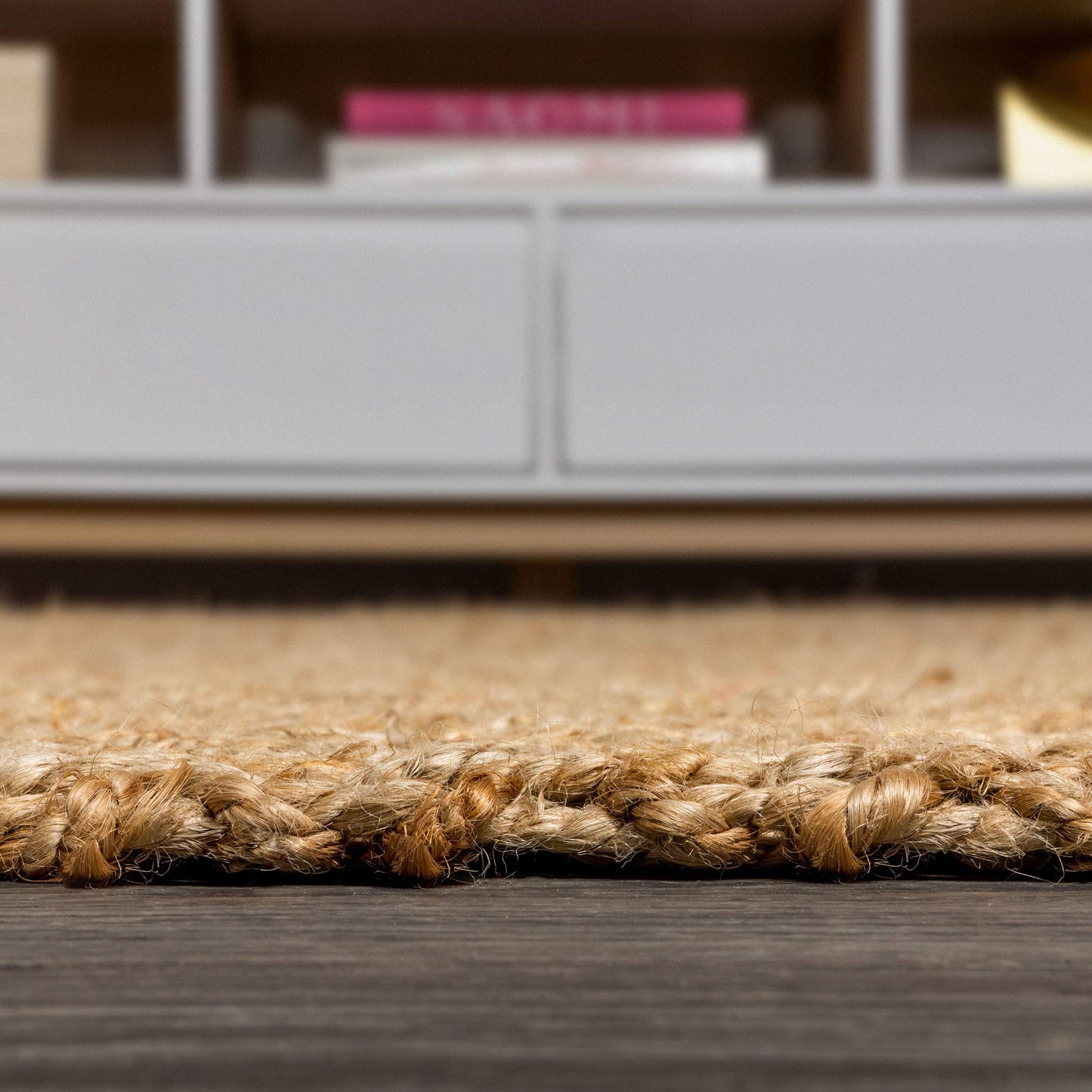 JONATHAN Y Espina Hand Woven Herringbone Chunky Jute Natural Indoor Area Rug, 8x10, Bohemian, Cottage, Easy-Cleaning for Living Room, Bedroom, Kitchen, Pet Friendly, Non-Shedding (NFR101A-8)