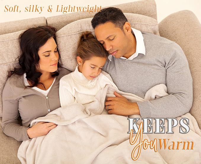 Elegant Comfort Luxury Velvet Super Soft Christmas Prints Fleece Blanket-Holiday Theme Home Décor Fuzzy Warm and Cozy Throws for Winter Bedding, Couch and Gift, 50 x 60 inch, Red Snowman