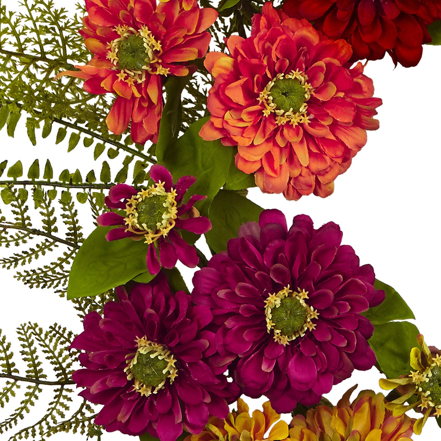 Nearly Natural Artificial Mixed Flower Wreath