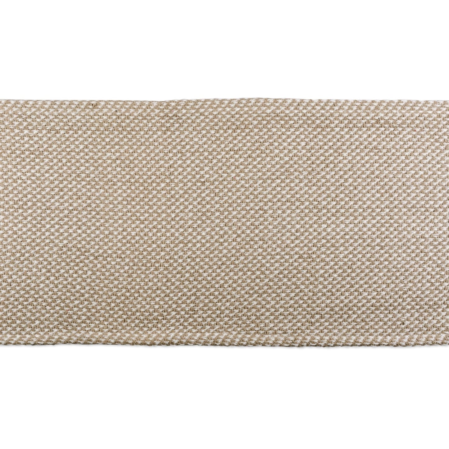 DII Woven Basics Collection 100% Cotton Knit Table Runner, 15x72, Stone