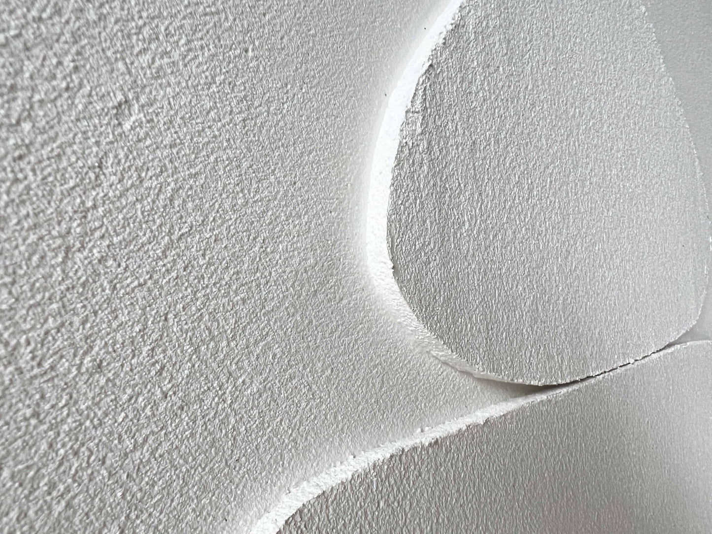 Creespi White Textured Wall Art - Hand Painted Minimalist 3D Art Painting 24x36 inches,Modern Abstract Oil Painting On Canvas for Home Wall Decor