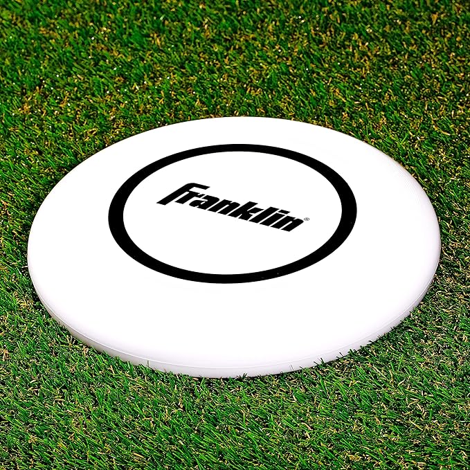 Franklin Sports Flying Disc - Disc for Beach, Backyard, Lawn, Park, Camping - 140 or 175 Grams - Perfect for Dogs - White