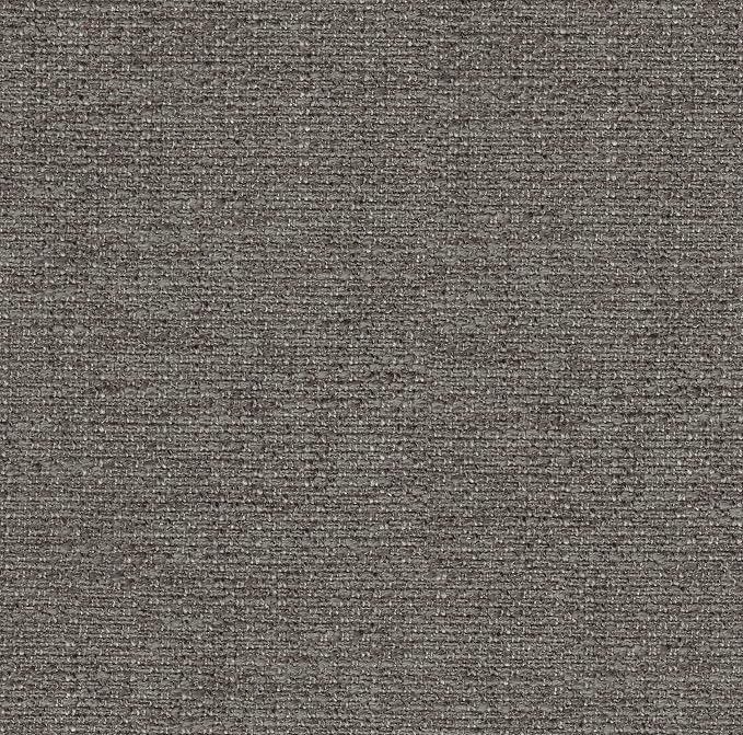 Homepop Home Decor | Button Tufted Woven Round Storage Ottoman | Ottoman with Storage for Living Room & Bedroom (Dark Gray)